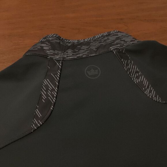 Peter Millar Merge Elite Hybrid Golf Jacket Full Zip Black Grey Men's Size L - Picture 4 of 8